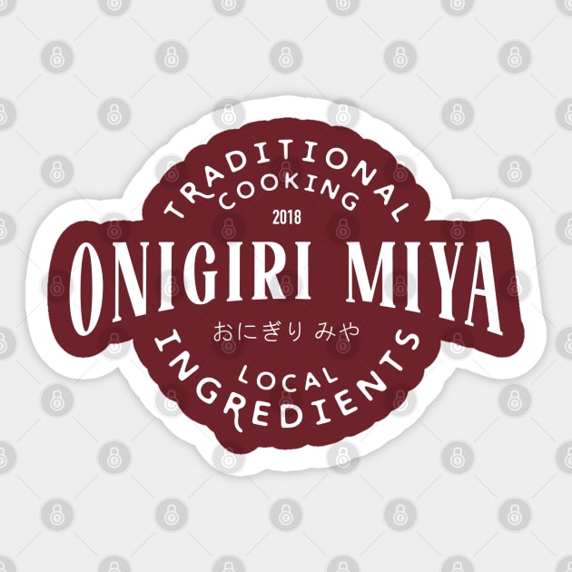 Onigiri Miya Sticker by mycamakes